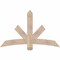 Ekena Millwork Alberta Smooth Timber Gable Bracket, Douglas Fir, 60"W x 38"H x 3 1/2"D x 5 1/2"F, 15/12 Pitch GBW060X38X0406ALB00SDF - alternate 1